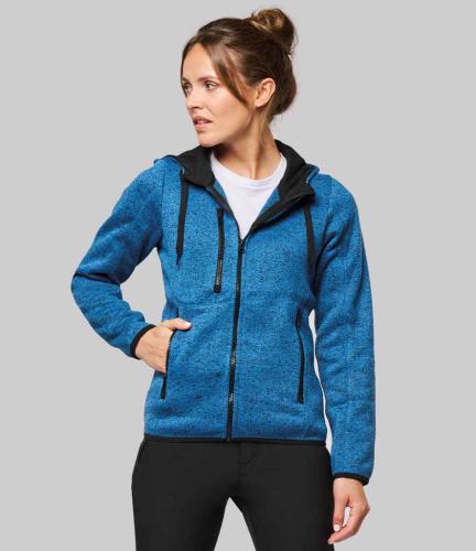 Proact Ladies Heather Hooded Jacket - LRY - XL